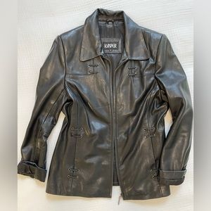 VINTAGE KASPER LEATHER JACKET